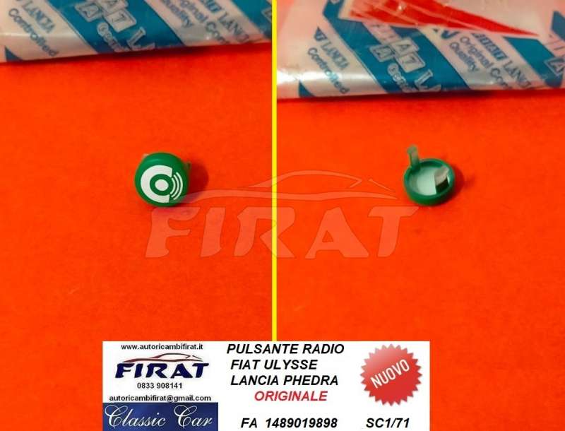 PULSANTE RADIO FIAT ULYSSE-LANCIA PHEDRA (1489019898)
